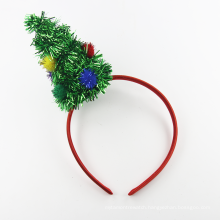 2020 Hot Sale Fashion Christmas Decoration Accessories Green Christmas Tree Headband